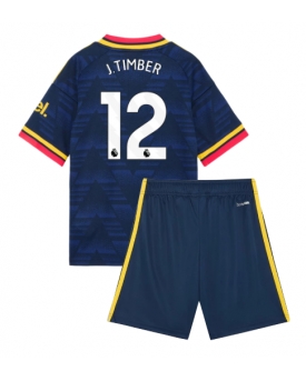 Billige Fotballdrakt Arsenal Jurrien Timber #12 Replika Bortedraktsett Barn 2026-27 Kortermet (med bukser)